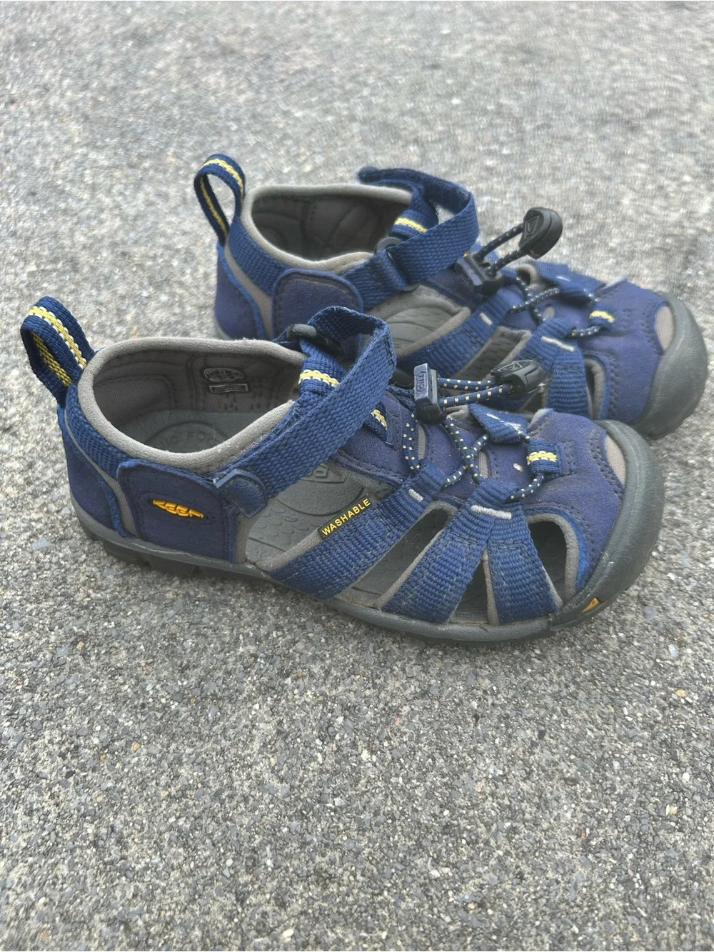 KEEN Newport H2 Toddler Closed Toe Water Sandals Navy Blue Size 11